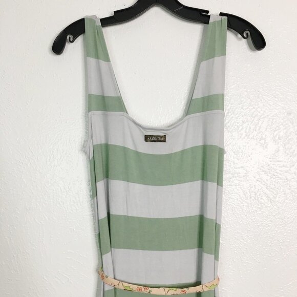 MATILDA JANE Seaside Afternoon Maxi Striped Floral Belted Dress Size Medium - Picture 11 of 14